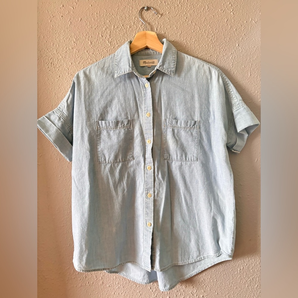 Madewell Women’s Denim Top, size XS